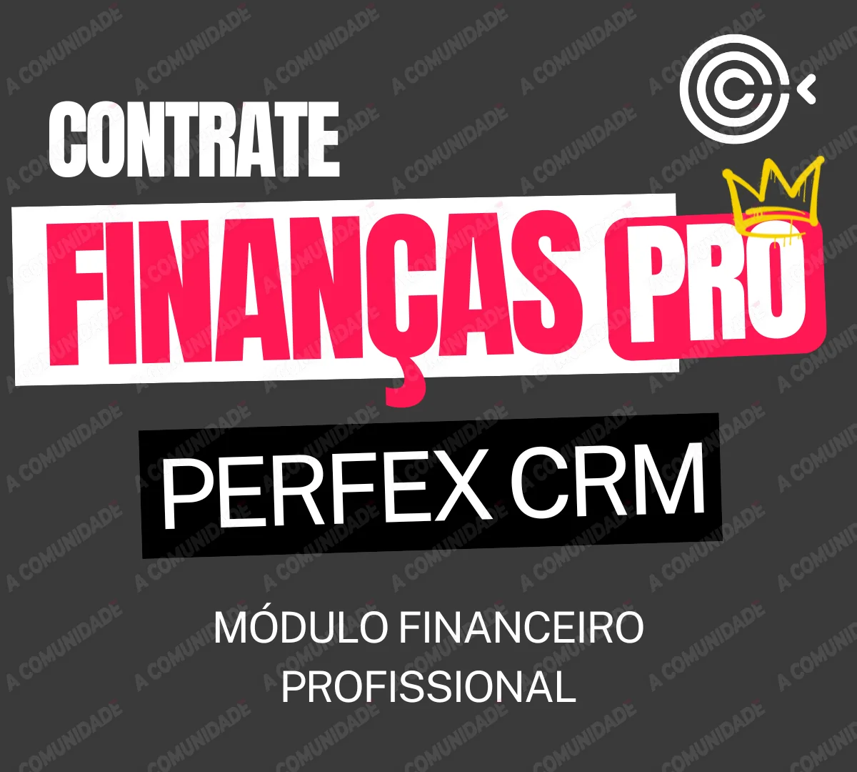Contrate Finanças PRO